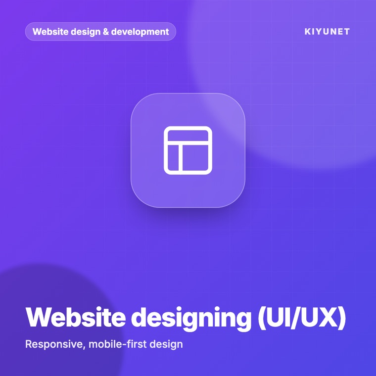Website designing (UI/UX)