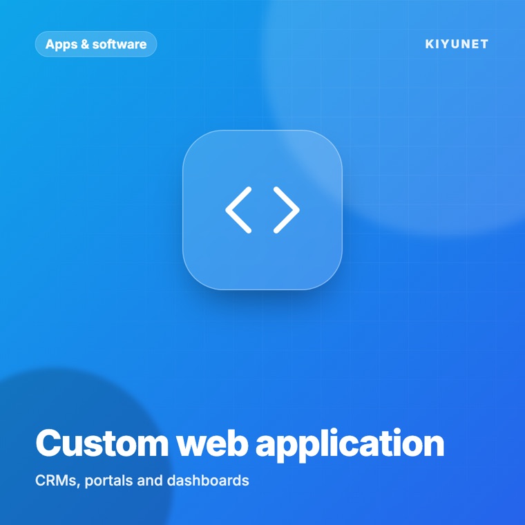 Custom web application