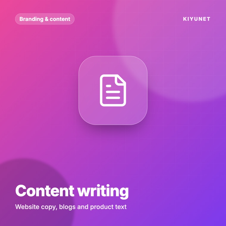 Content writing